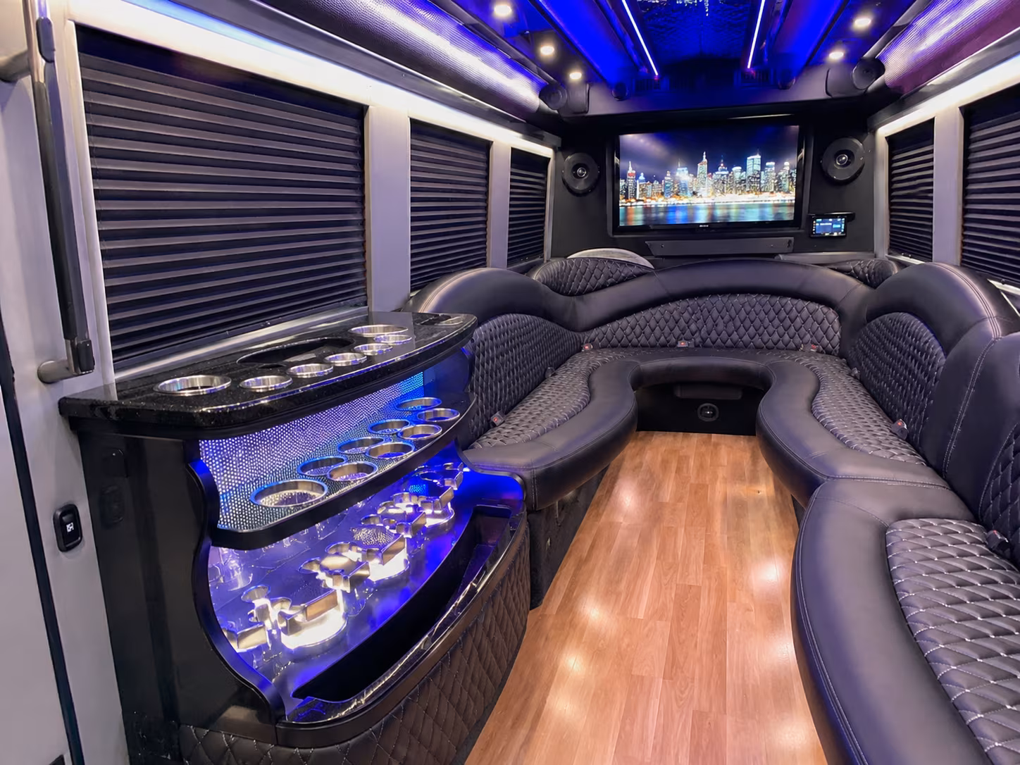 north charleston holiday party bus rental