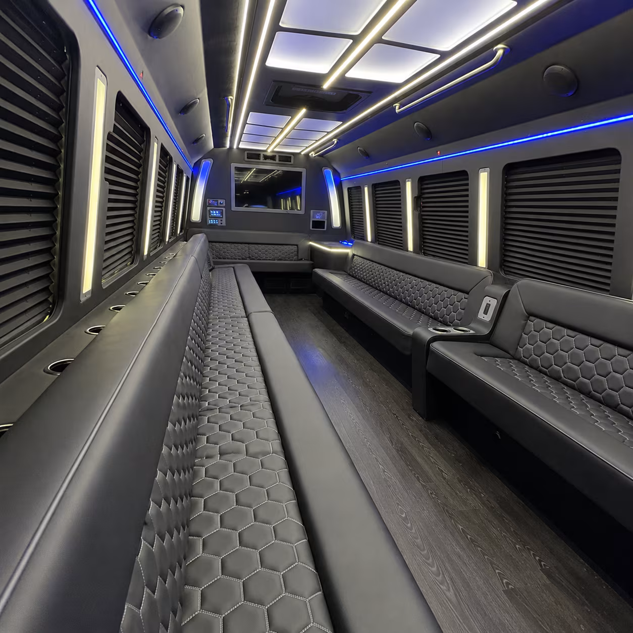 north charleston party bus rental interior