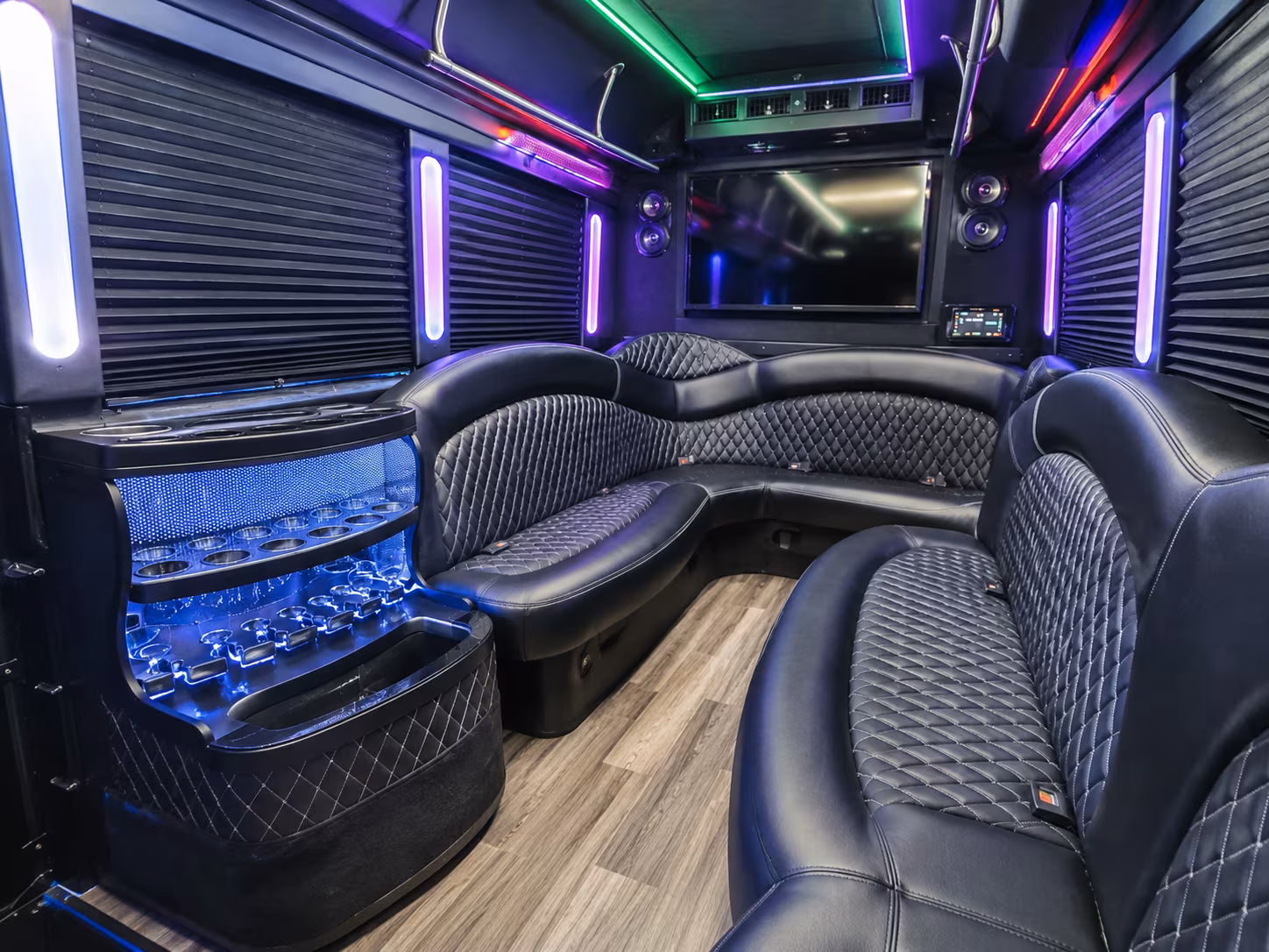 north charleston wedding party bus rental